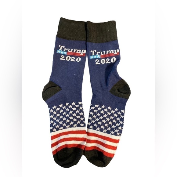 Trump 2020 American Flag Socks - Picture 2 of 4